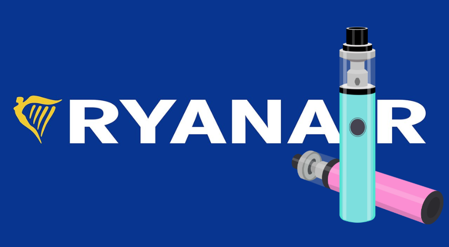 Regulaciones de Ryanair para llevar vapes