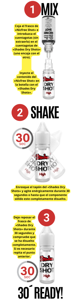 nicotina en polvo dry nicotine shot