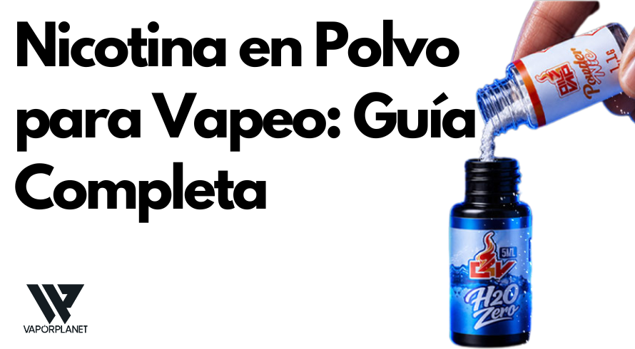 nicotina en polvo para vapeo