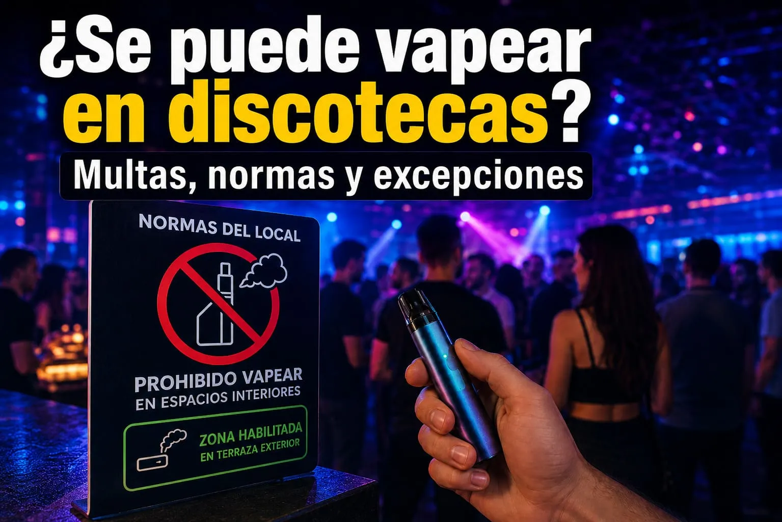 vapeo en discotecas