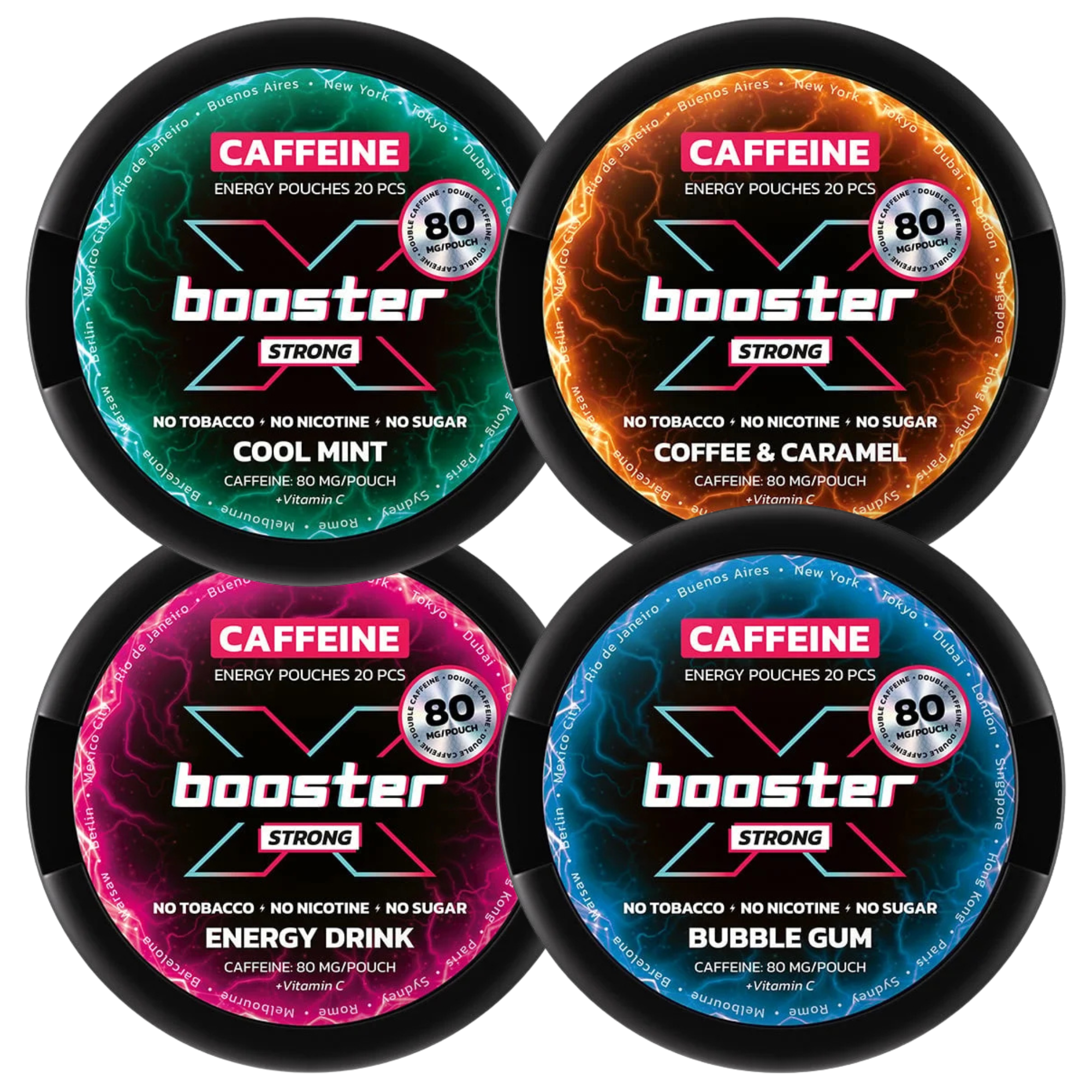 X-Booster Bolsas de Cafeína