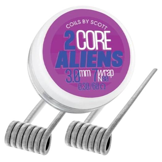 2-Core Aliens 0.30Ω Ni80 (2pcs) - Coils by Scott