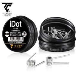 2-Core Clapton Coils Ni80 0.32Ω (10pcs) Thunder Cloud