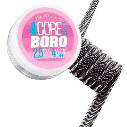 4-Core Boro Alien 0.28Ω Ni80 (2pcs) - Coils by Scott 4-Core Boro Alien 0.28Ω Ni80 (2pcs) - Coils by Scott