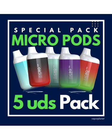 5 UDS PACK - MICRO PODS - 20mg