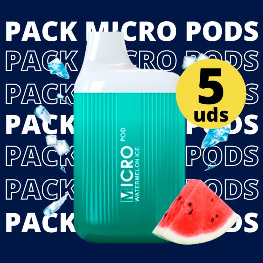 5 UDS PACK - MICRO PODS - 20mg