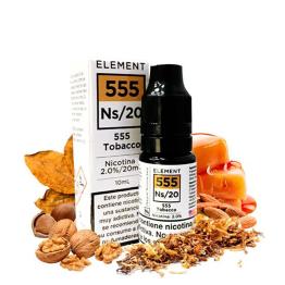 555 TOBACCO - ELEMENT ELIQUID SALTS 10 ml - Líquido con SALES DE NICOTINA