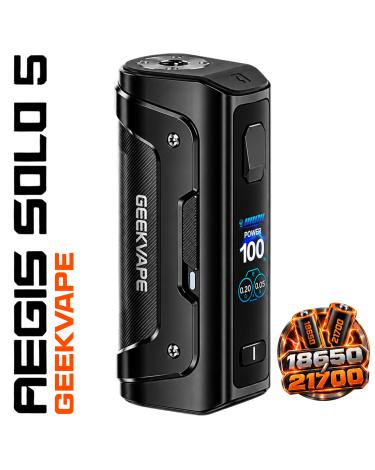 Aegis Solo 5 Geekvape 100W | MOD 21700/18650 IP68