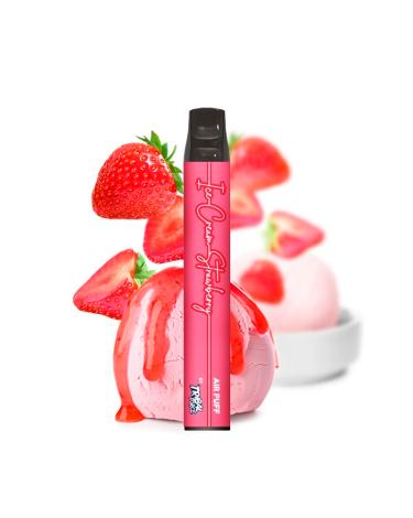 Air Puff 600 Ice Cream Strawberry - Tribal Force