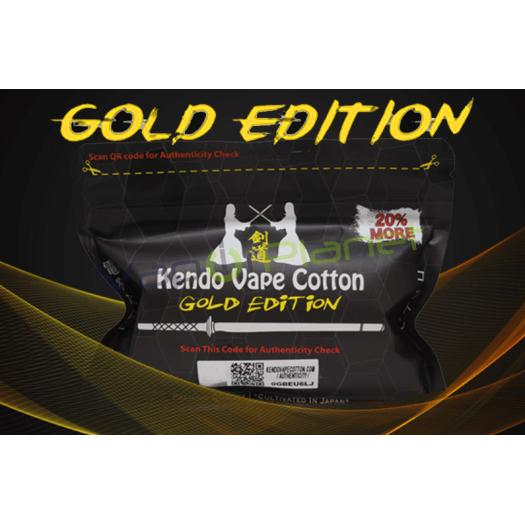 Algodón Orgánico Vapeo - KENDO Vape Cotton Gold Edition 1,20mt Algodón Orgánico Vapeo - KENDO Vape Cotton Gold Edition 1,20mt