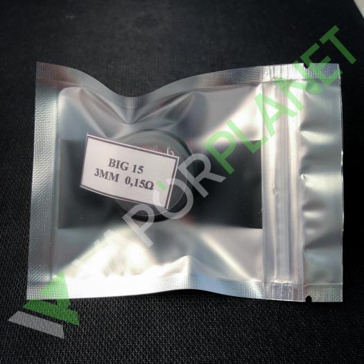 Alien Big 15 Dual 0,15 3mm - Galán Coils - Resistencias Artesanales