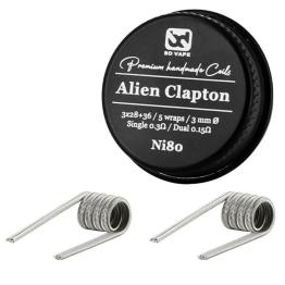 Alien Clapton Ni80 0.3Ω Handmade (2pcs) - BD Vape