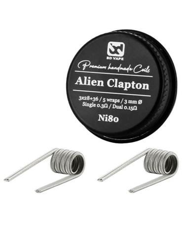 Alien Clapton Ni80 0.3Ω Handmade (2pcs) - BD Vape