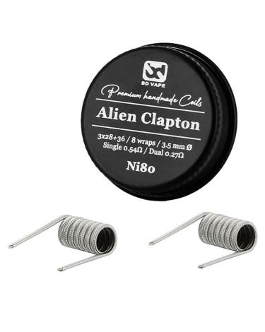 Alien Clapton Ni80 0.54Ω Handmade (2pcs) - BD Vape