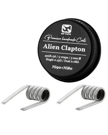 Alien Clapton Ni80+Ni90 0.15Ω Handmade (2pcs) - BD Vape