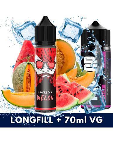AMERICAN MELON 20ml/60 (Longfill) Ossem + 70ml VG Fast