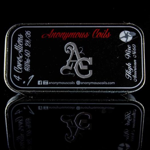 Anonymous Coils - 4 Core Aliens - 0,10 ohms (Artesanales)