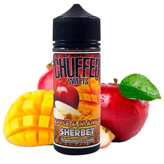 Apple and Mango Sherbet By Chuffed Sweets 100ml + Nicokits Gratis Apple and Mango Sherbet By Chuffed Sweets 100ml + Nicokits Gratis