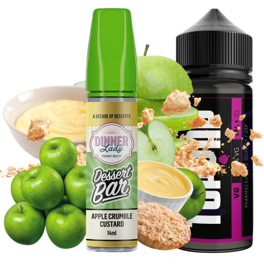 Apple Crumble Custard 14ml/60 (Longfill) Dinner Lady Dessert Bar
