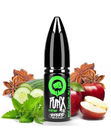 Apple Cucumber Mint & Anised - Riot Squad Salts 10 ml - 5 mg, 10 mg y 20 mg - Líquido con SALES DE NICOTINA