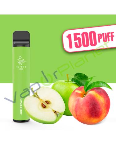 APPLE PEACH Elf Bar 1500 4,8ml Pod System - Desechable - SIN NICOTINA