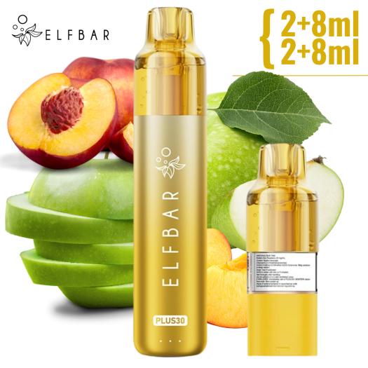 APPLE PEACH Kit Plus30 20mg Elfbar | 2+8ML x2 |