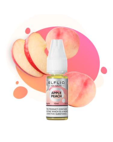 Apple Peach Nic Salt 10ml - Elfliq by Elf Bar