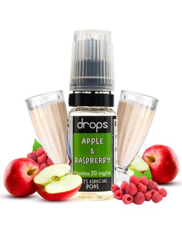 APPLE Y RASPBERRY 10 ml Drops - SALES DE NICOTINA