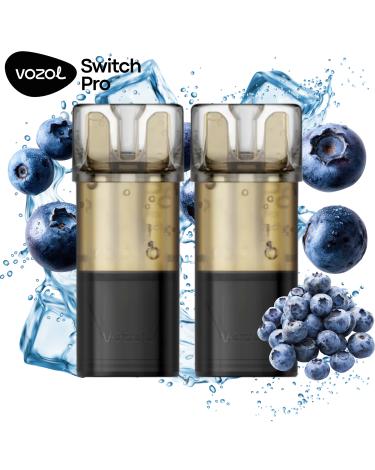 Arándano Ice | Pack 2 uds | Cartuchos Precargados 20mg Vozol Switch Pro