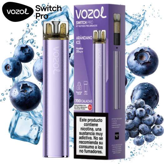 Arándano Ice | Vozol Switch Pro Starter Kit | 20mg Sales de Nicotina