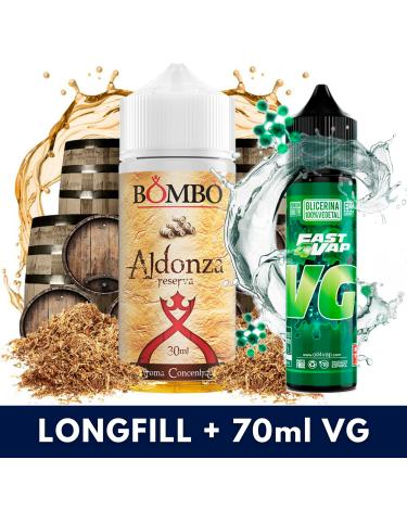 Aroma Aldonza 30ml/120 (Longfill) Bombo + VG FAST 70ML