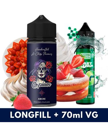 Aroma Amore 24ml/120 (Longfill) Blackout Opium + VG FAST 70ML