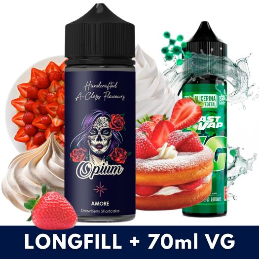Aroma Amore 24ml/120 (Longfill) Blackout Opium + VG FAST 70ML