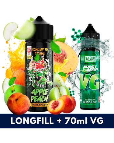 Aroma Apple Peach 30ml/120 (Longfill) Kabuki + VG Fast 70ml