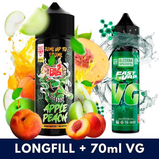 Aroma Apple Peach 30ml/120 (Longfill) Kabuki + VG Fast 70ml