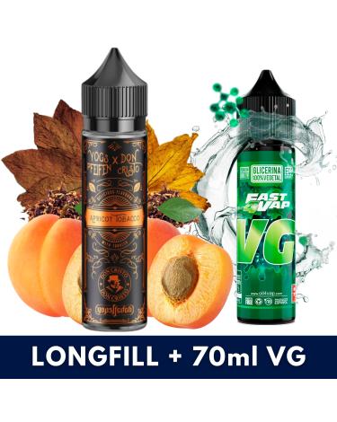 Aroma Apricot Tobacco 10ml/60 (Longfill) Yogs Pfeifen X Don Cristo + VG FAST 70ML