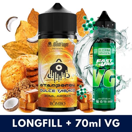 Aroma Atemporal Dulce Tabaco 30ml/120 (Longfill) The Mind Flayer + 70ml VG Fast Aroma Atemporal Dulce Tabaco 30ml/120 (Longfill) The Mind Flayer + 70ml VG Fast
