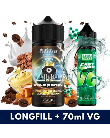 Aroma Atemporal King Cream 30ml/120 (Longfill) The Mind Flayer + 70ml VG Fast