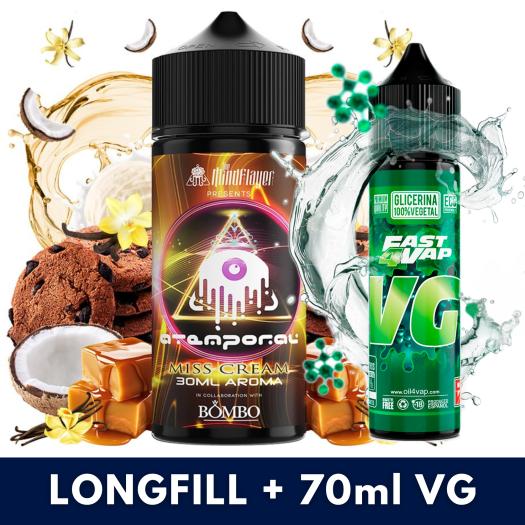Aroma Atemporal Miss Cream 30ml/120 (Longfill) The Mind Flayer + 70ml VG Fast