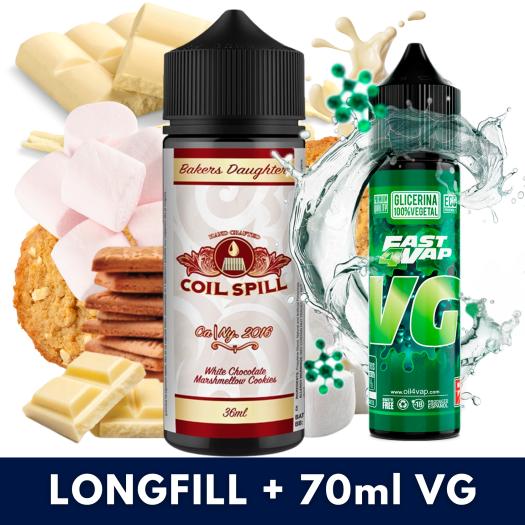 Aroma Bakers Daughter 24ml/120 (Longfill) - Coil Spill + VG FAST 70ML Aroma Bakers Daughter 24ml/120 (Longfill) - Coil Spill + VG FAST 70ML