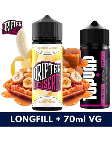 Aroma Banana Caramel Waffer 24ml/120 (Longfill) Drifter + 70ml VG Fast