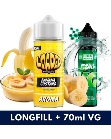 Aroma Banana Custard 30ml/120 (Longfill) Loaded + VG Fast 70ML