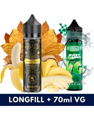 Aroma Banana Tobacco 10ml/60 (Longfill) Yogs Pfeifen X Don Cristo + VG FAST 70ML