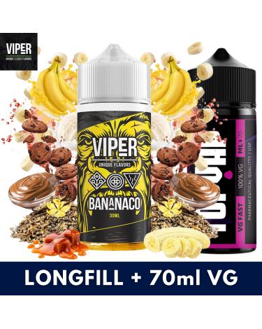 Aroma Bananaco 30ml (Longfill) Viper + 70ml VG Fast