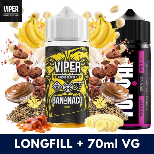 Aroma Bananaco 30ml (Longfill) Viper + 70ml VG Fast Aroma Bananaco 30ml (Longfill) Viper + 70ml VG Fast