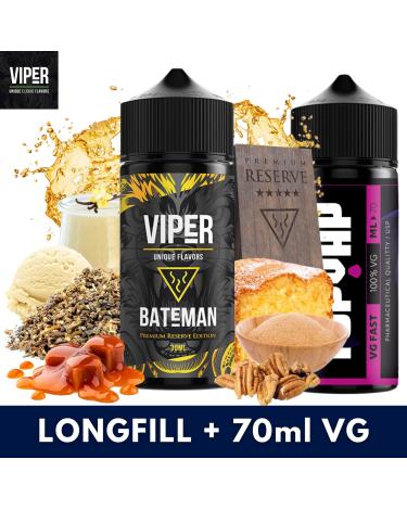 Aroma Bateman 30ml (Longfill) Viper + 70ml VG Fast