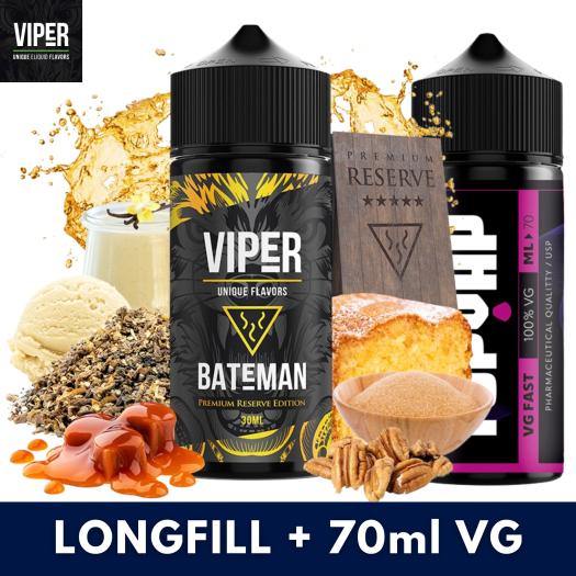 Aroma Bateman 30ml (Longfill) Viper + 70ml VG Fast