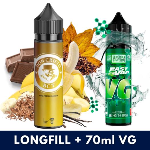 Aroma BCT 10ml/60 (Longfill) Don Cristo + 70ml VG Fast