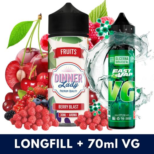 Aroma Berry Blast 30ml (Longfill) Dinner Lady + VG FAST 70ML