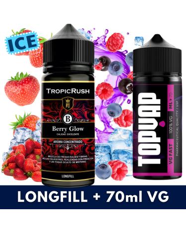 Aroma Berry Glow 30ml/120 (Longfill) Tropic Rush + 70ml VG Fast